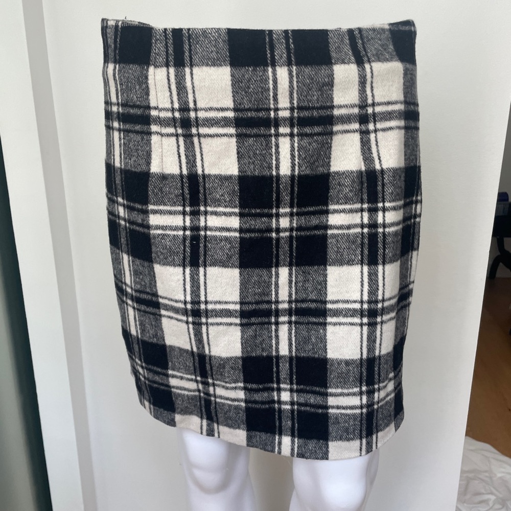 0c Plaid / Tartan Mini Skirt, Size M